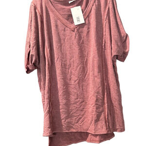 NWT Gee Gee Pinkish/Redish Relaxed Boxy Tee